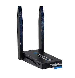 Foto 1 | Adaptador Wifi Usb 3.0 De Banda Dual para Pc 1300mbps 5ghz Negro