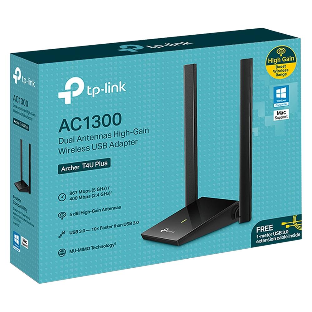 Foto 5 | Adaptador Inalambrico Tp-link Archer T4u Plus Wifi Usb Doble Banda 1300mbps 802.11ac