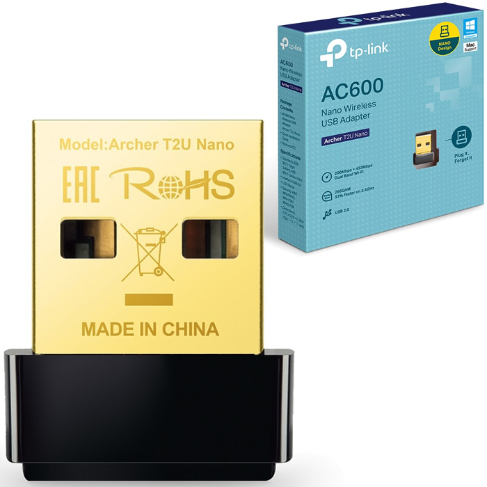Adaptador Inalámbrico Usb Tp-link Archer T3u Nano Banda Dual Ac1300