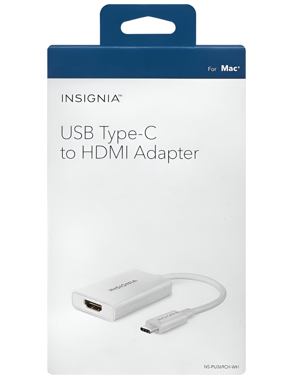 Foto 2 | Adaptador Usb Tipo-c A Hdmi 4k Pu369ch Insignia Blanco