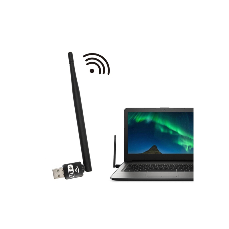 Foto 3 pulgar | Adaptador Receptor De Antena Wifi Usb 2.0 150 Mbps Para Pc Portátil - Venta Internacional.