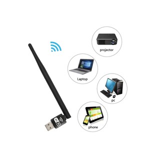 Foto 3 | Adaptador Receptor De Antena Wifi Usb 2.0 150 Mbps Para Pc Portátil - Venta Internacional.