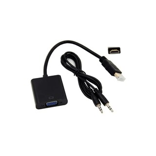 Foto 1 | Adaptador Hdmi A Vga 1080p Full Hd Con Cable De Audio - 15 Cm - Venta Internacional.