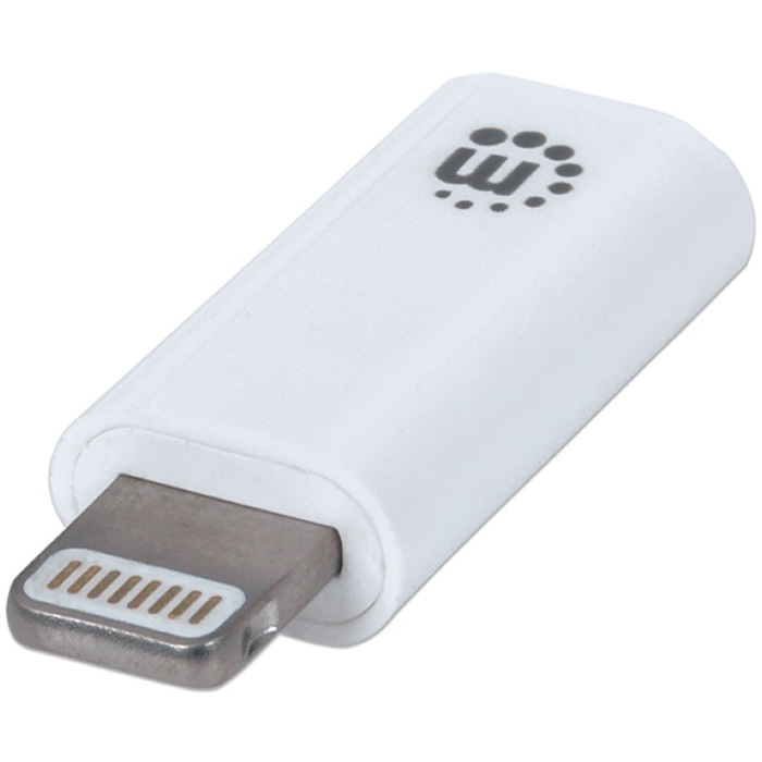 Foto 2 pulgar | Adaptador Manhattan Ilink Lightning A Micro Usb B 390620