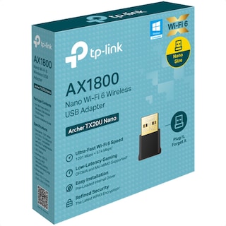 Foto 3 | Adaptador Inalambrico Usb Tp-link Archer Tx20u Nano Wi-fi 6 Banda Dual Ax1800