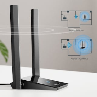 Foto 5 | Adaptador Inalambrico Usb Tp-link Archer Tx20u Plus Wi-fi 6 Banda Dual Ax1800