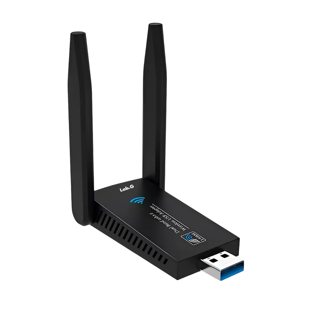 Foto 2 pulgar | Adaptador Wifi Usb 3.0 De Banda Dual Para Pc 1300mbps 5ghz, Negro