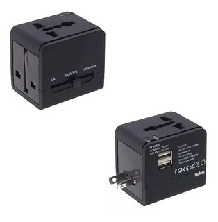 Foto 2 | Adaptador De Corriente Belug Clavija Universal De Viaje, Negro
