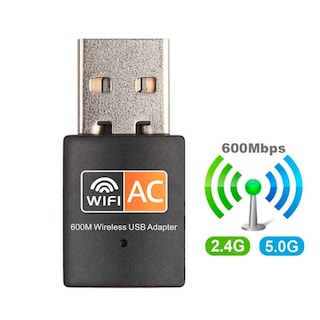 Foto 2 | Adaptador De Receptor De Antena Usb Wifi De 2,4 Ghz Para Pc Portátil - Venta Internacional.