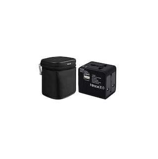 Foto 1 | Adaptador De Corriente Clavija Universal De Viaje, Negro