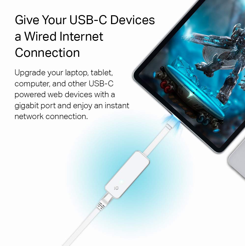 Foto 4 pulgar | Adaptador Ethernet Tp-link Ue300c Usb C A Rj45 Para Macbook - Venta Internacional.