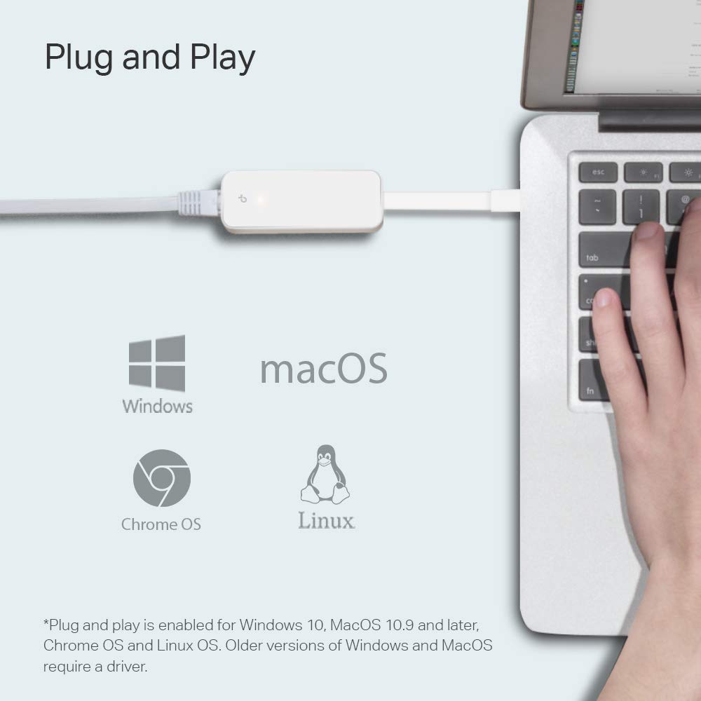 Foto 4 | Adaptador Ethernet Tp-link Ue300c Usb C A Rj45 Para Macbook - Venta Internacional.
