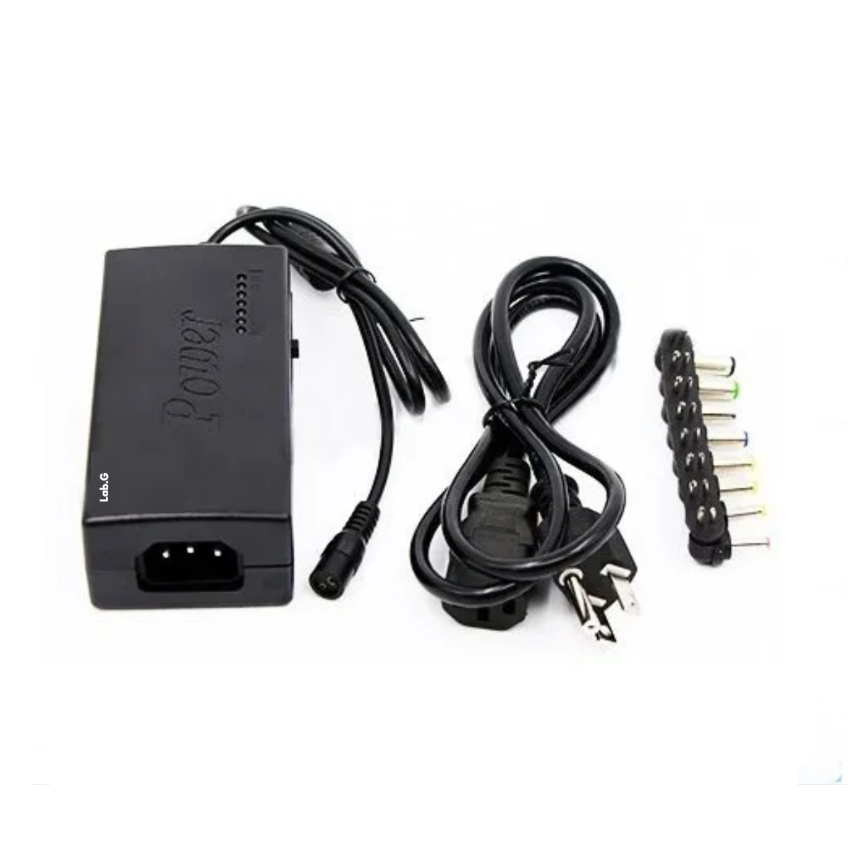 Cargador Adaptador Laptop Puntas Universal  Lab.g Negro