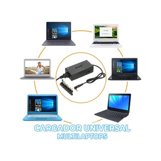 Foto 3 | Cargador Adaptador Laptop Puntas Universal Lab.g Negro