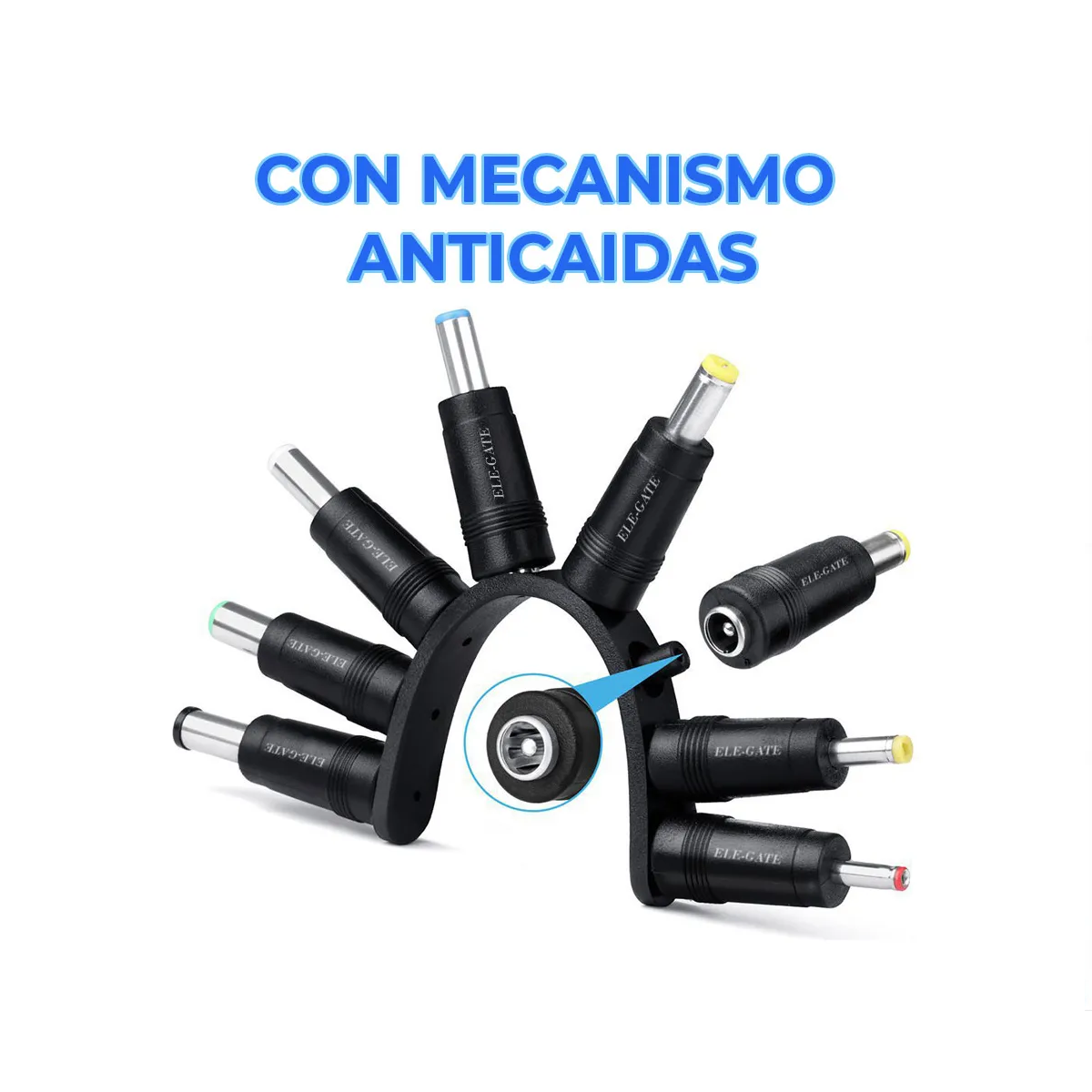 Foto 6 pulgar | Cargador Adaptador Laptop Puntas Universal  Lab.g Negro