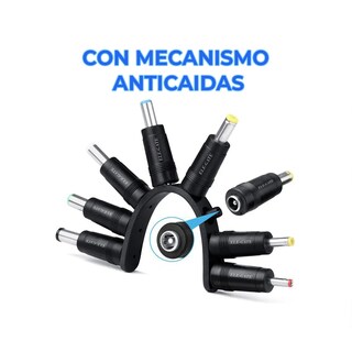 Foto 5 | Cargador Adaptador Laptop Puntas Universal Lab.g Negro