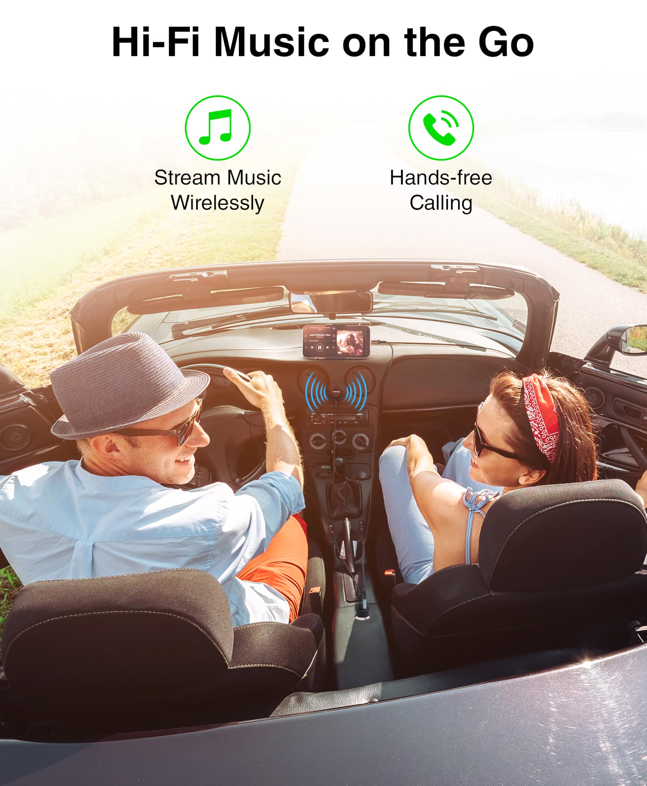 Foto 7 pulgar | Kit Bluetooth Para Coche Kinivo Btc450 Manos Libres Con Aislador De Ruido - Venta Internacional.