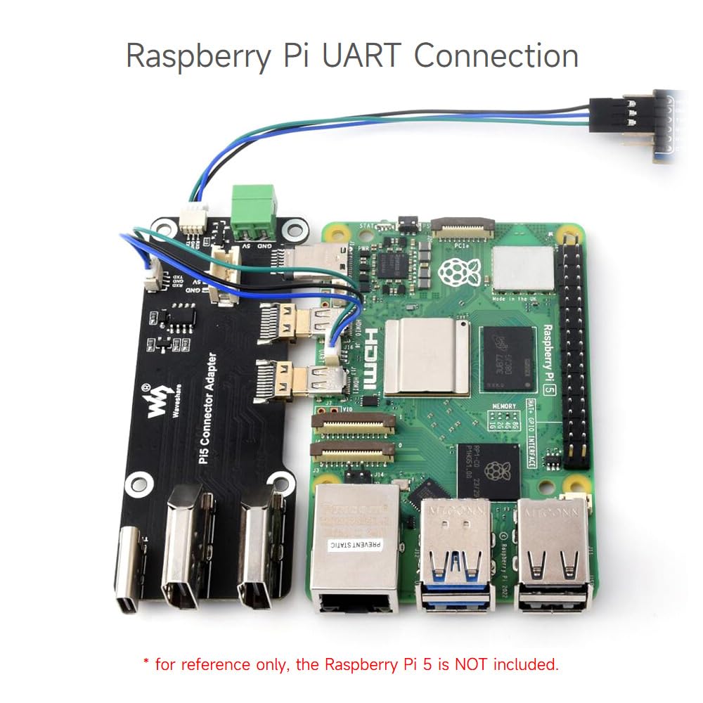 Foto 4 pulgar | Adaptador Waveshare Micro Hdmi A Hdmi Para Raspberry Pi 5/4b - Venta Internacional.