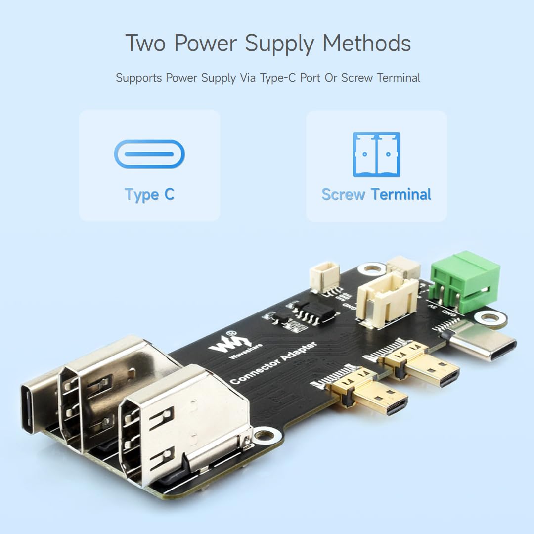 Foto 7 pulgar | Adaptador Waveshare Micro Hdmi A Hdmi Para Raspberry Pi 5/4b - Venta Internacional.