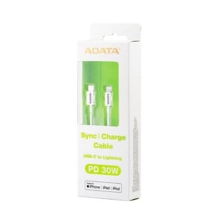 Foto 3 | Cable Adata 1 M Usb C Lightning Blanco Amficpl-1m-cwh
