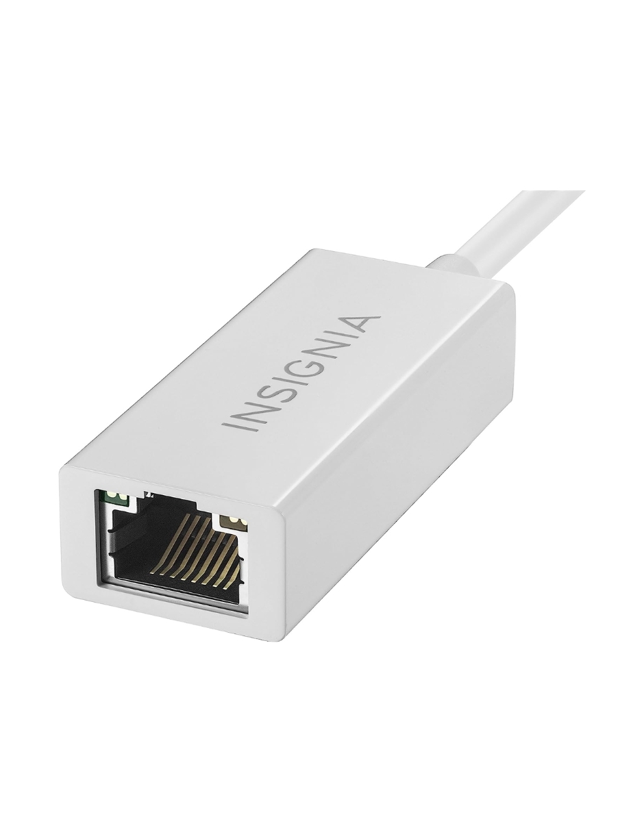 Foto 2 | Adaptador Usb Insignia Tipo C A Gigabit Ethernet - Blanco