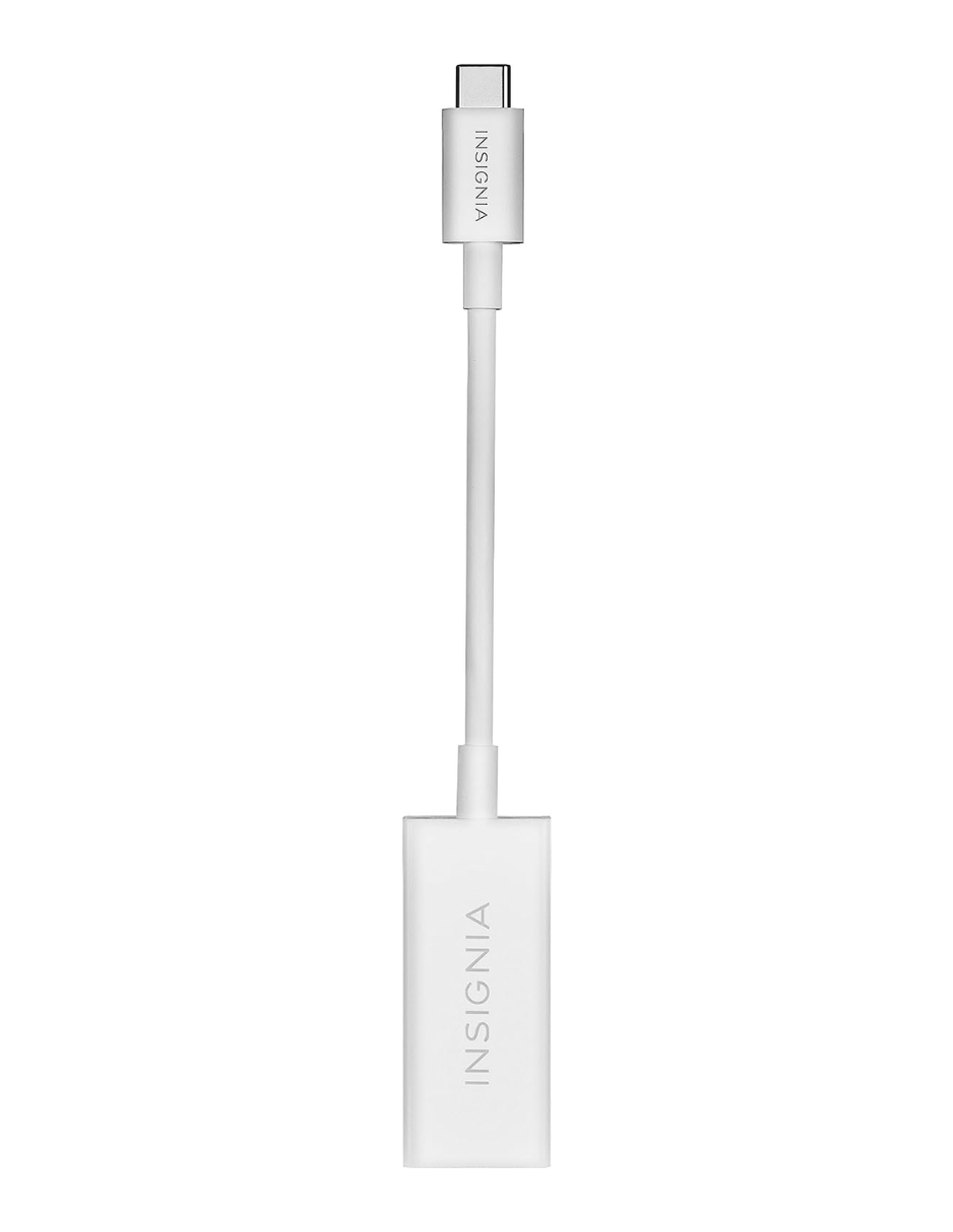 Foto 3 | Adaptador Usb Insignia Tipo C A Gigabit Ethernet - Blanco