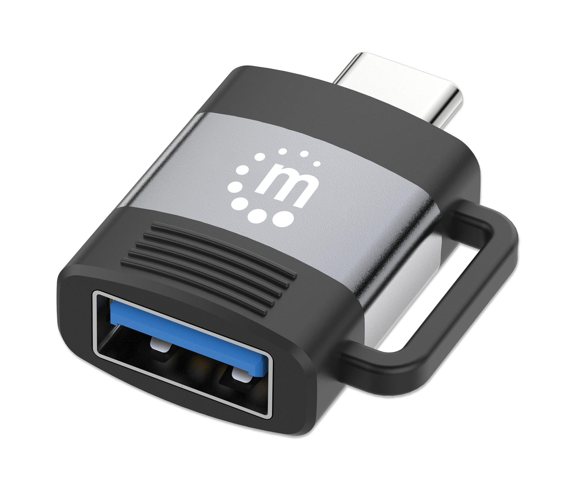 Adaptador USB-C a USB-A V3.2 Manhattan 356312 Negro