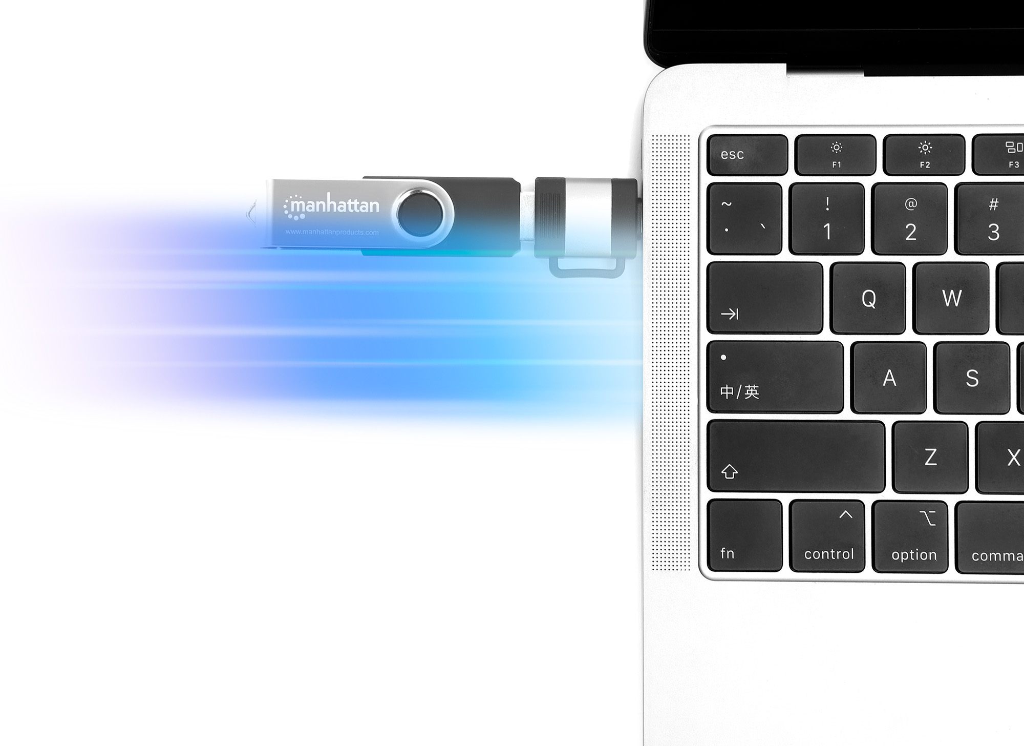 Foto 6 pulgar | Adaptador USB-C a USB-A V3.2 Manhattan 356312 Negro