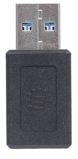 Foto 6 | Adaptador de USB-A a USB-C Manhattan 354714 USB 3.2 Gen 2 10 Gbps Negro