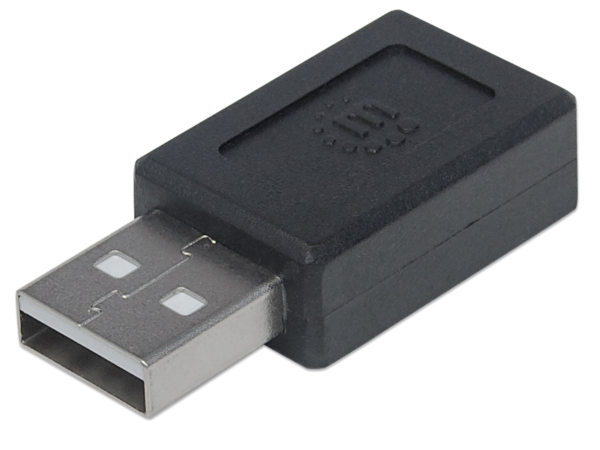 Foto 2 pulgar | Adaptador USB 2.0 de Tipo C a Tipo A Manhattan 354653 Negro