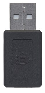 Foto 7 | Adaptador USB 2.0 de Tipo C a Tipo A Manhattan 354653 Negro