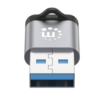 Foto 4 | Adaptador Usb-a A Usb-c V3.2 Manhattan 356305 Negro con Gris Espacial