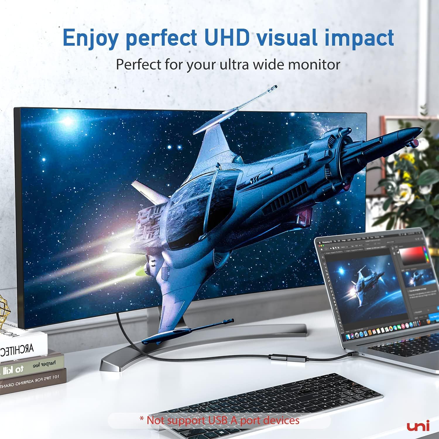 Foto 5 pulgar | Adaptador Usb C A Hdmi Uni 4k Para Macbook Pro/air, Chromebook - Venta Internacional.