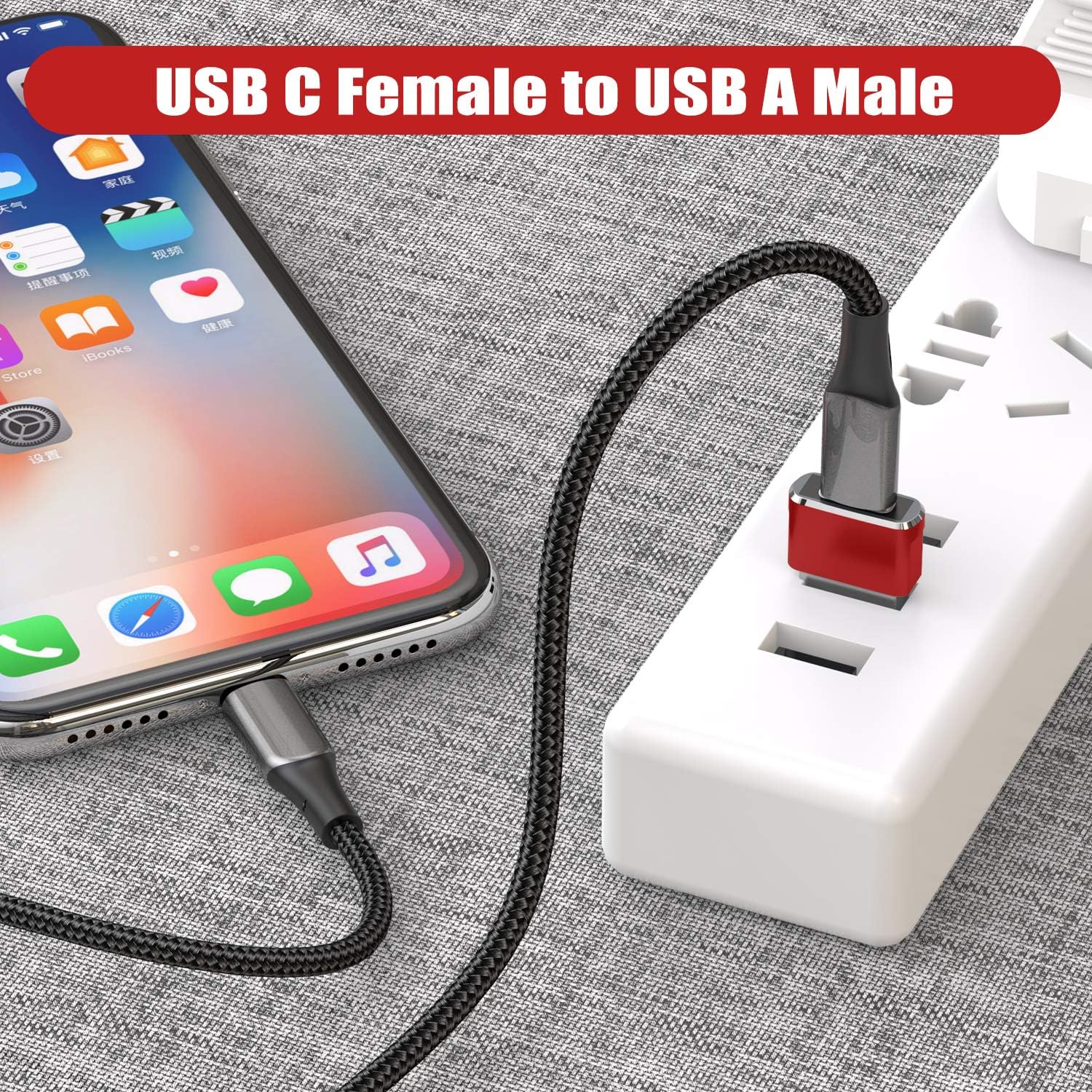 Foto 4 pulgar | Adaptador Usb A Usb C, Paquete De 3 Unidades, Basesailor Para Dispositivos Apple - Venta Internacional.