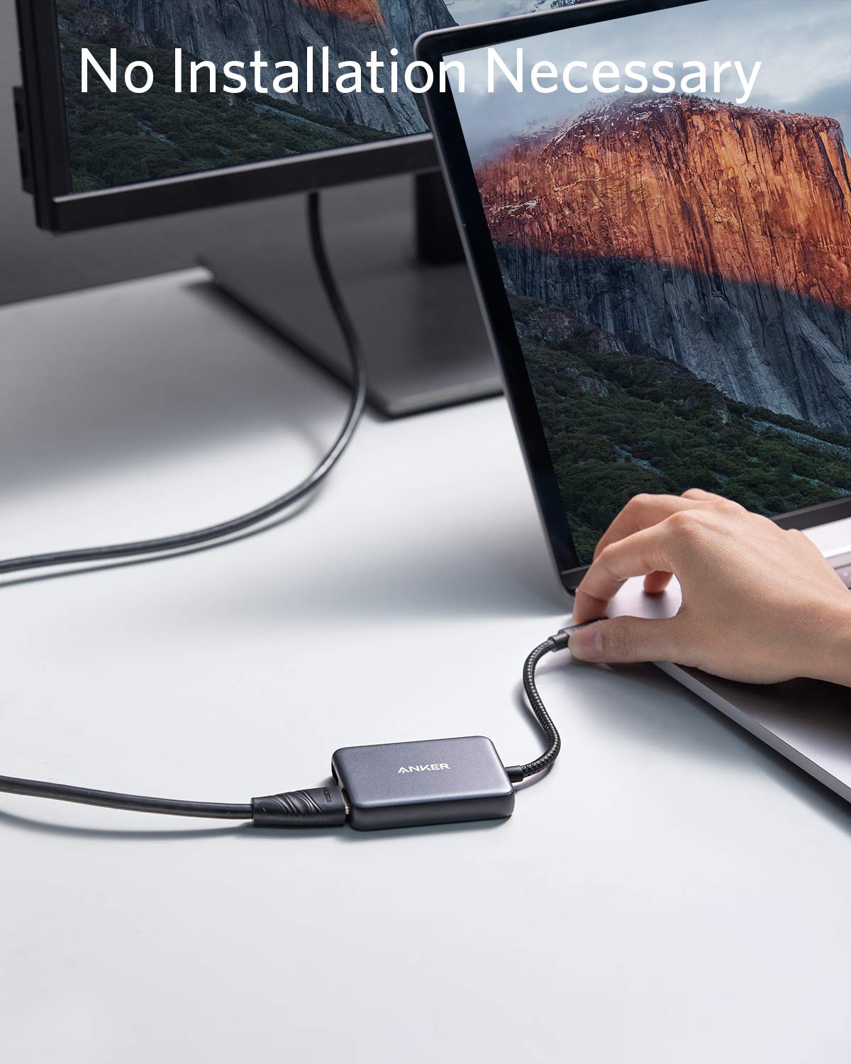 Foto 6 | Adaptador Usb C A Hdmi Dual Anker Compact 4k @60hz Macbook - Venta Internacional.