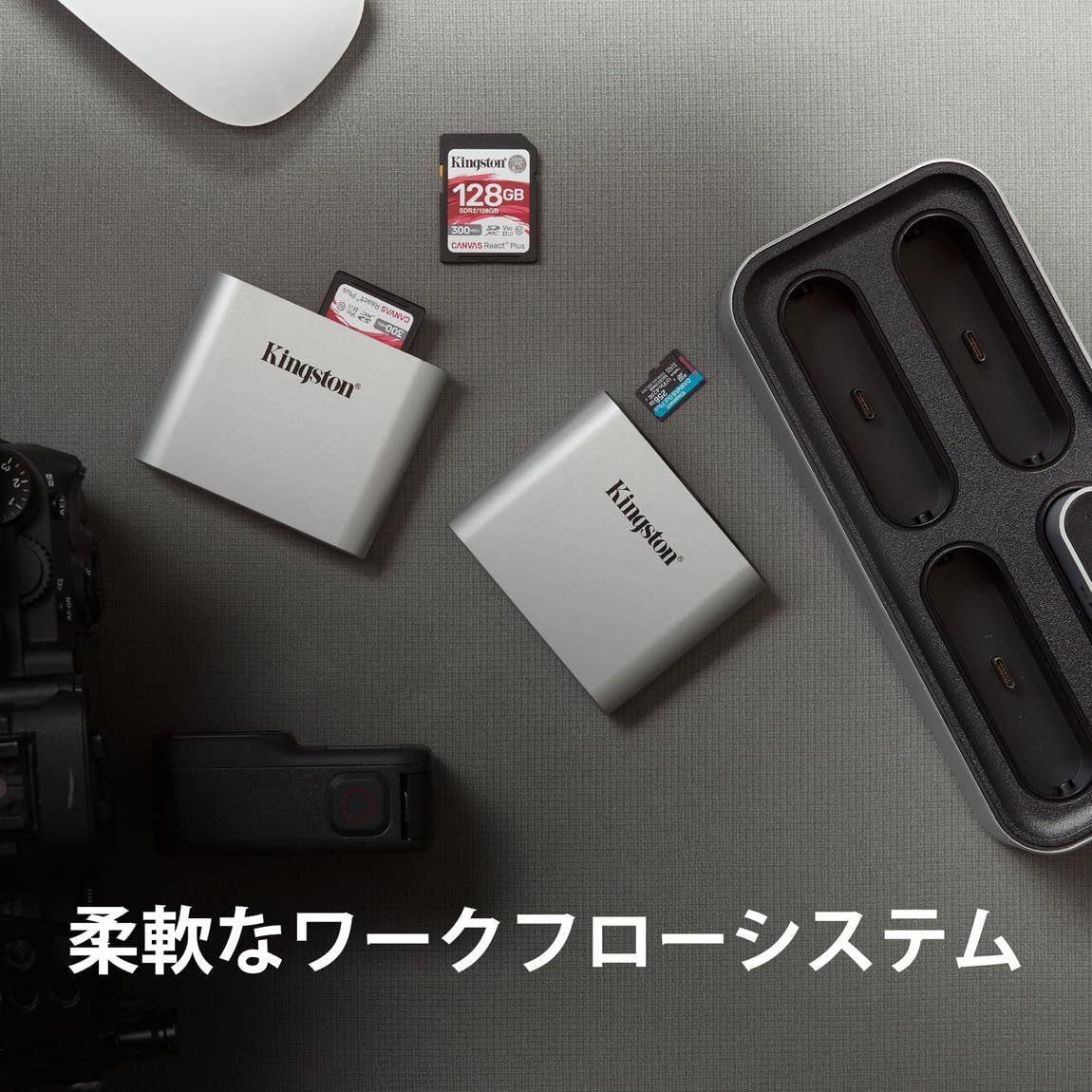 Foto 5 pulgar | Minihub Kingston Workflow Wfs-usb Usb 3.2 Gen 1 Usb-c Y Usb-a - Venta Internacional.