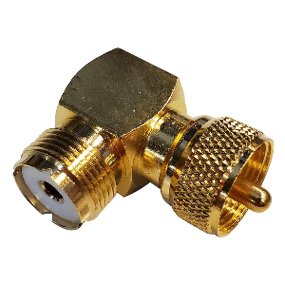 Adaptador De Conector De Ángulo Recto Shakespeare Pl-259 A So-239 - Venta Internacional.