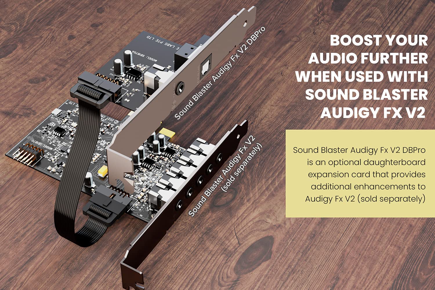 Foto 2 | Tarjeta De Expansión Creative Sound Blaster Audigy Fx V2 Dbpro - Venta Internacional.