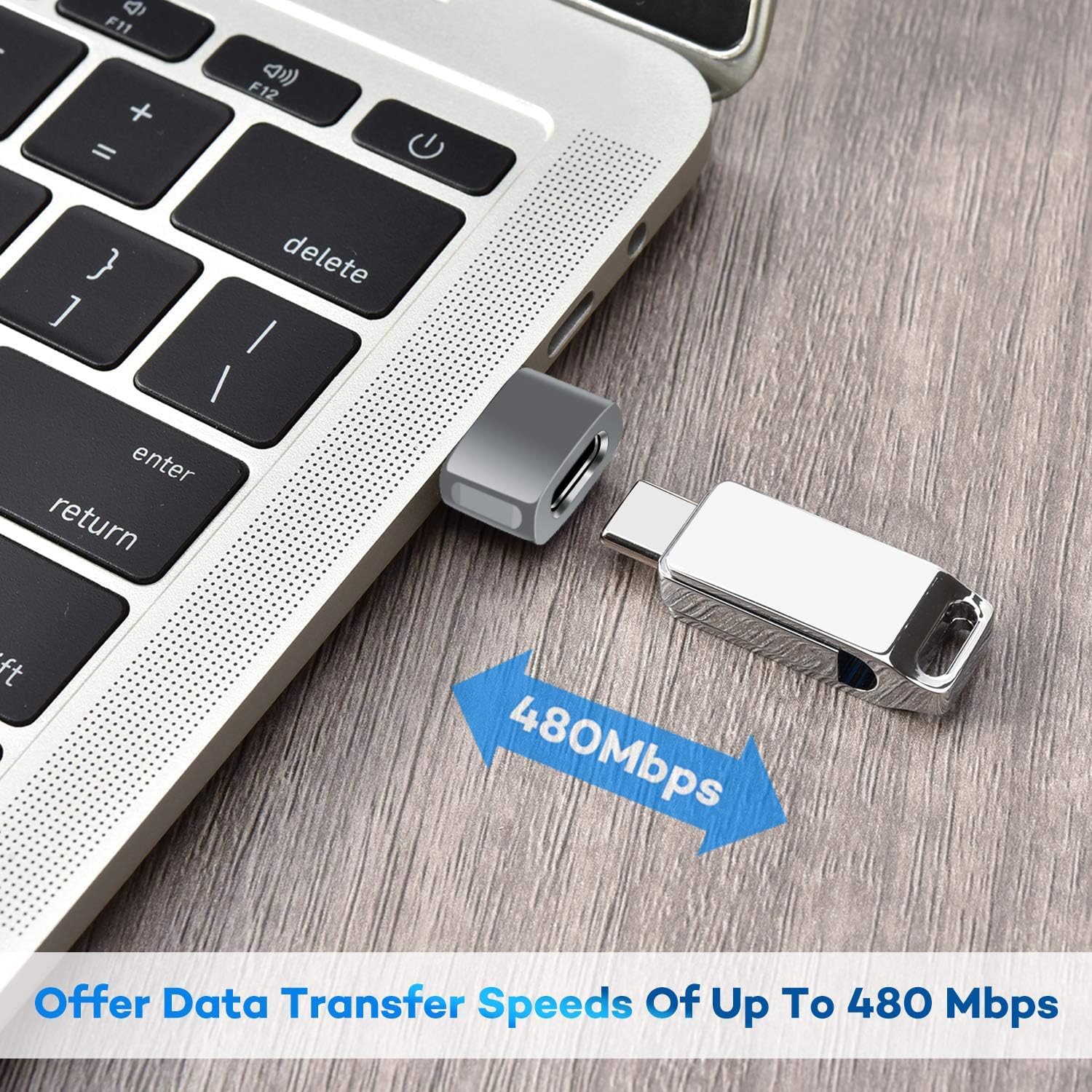 Foto 6 pulgar | Adaptador Usb A Usb C Basesailor Tipo C Hembra A Macho, Paquete De 3 - Venta Internacional.