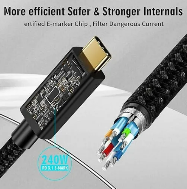 Foto 4 | Xtellar Cable Usb4 Tipo-c Super Velocidad 80gbps  Carga Rápida 240w Y Ultra Hd 16k Con Thunderbolt5/4