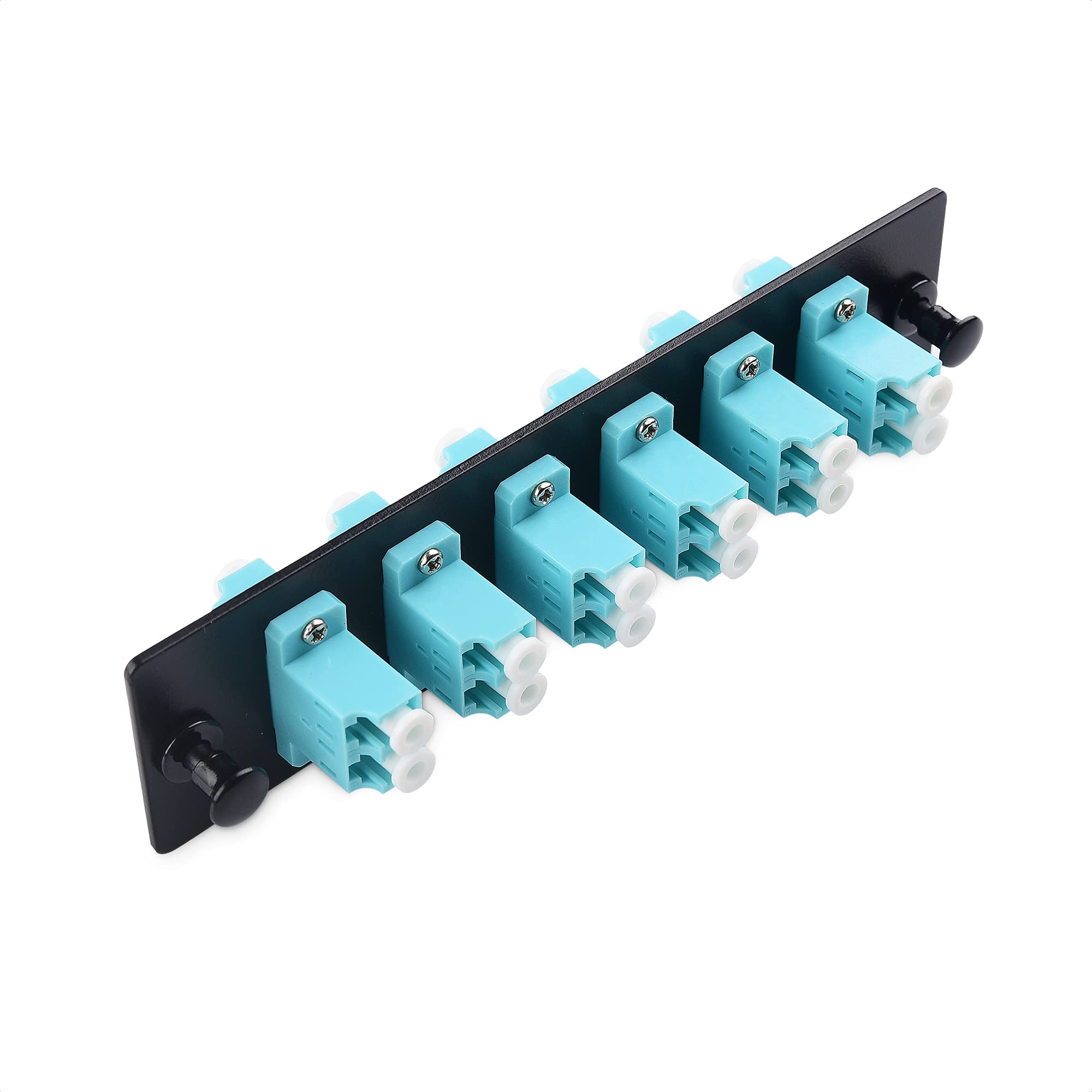 Cable De Panel De Conexión De Fibra Óptica Matters 12 Fibras Om4/om3 Con Adaptadores - Venta Internacional.