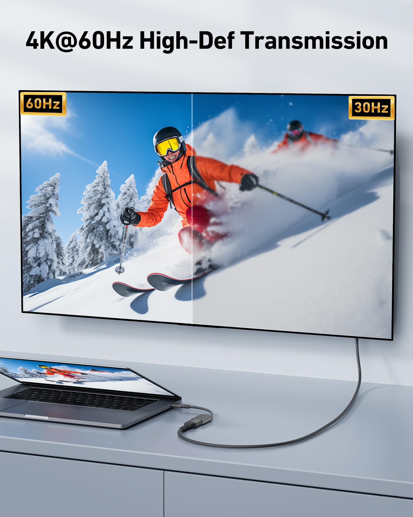 Foto 3 pulgar | Adaptador Usb-c A Hdmi Acer 4k @60hz Para Macbook Pro/air - Venta Internacional.