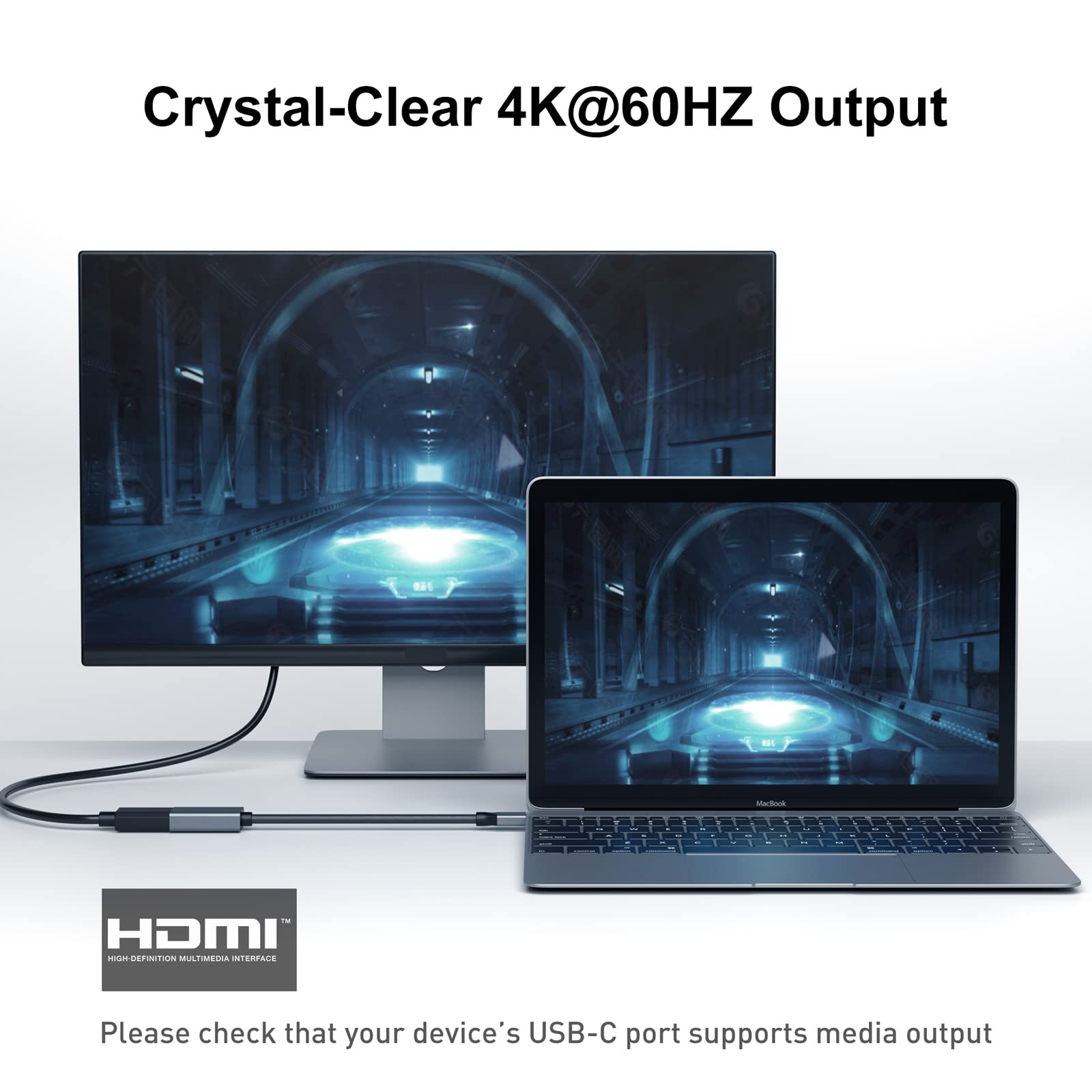 Foto 2 | Adaptador Usb C A Hdmi Benfei 4k @60hz Para Iphone 15 Pro/max - Venta Internacional.