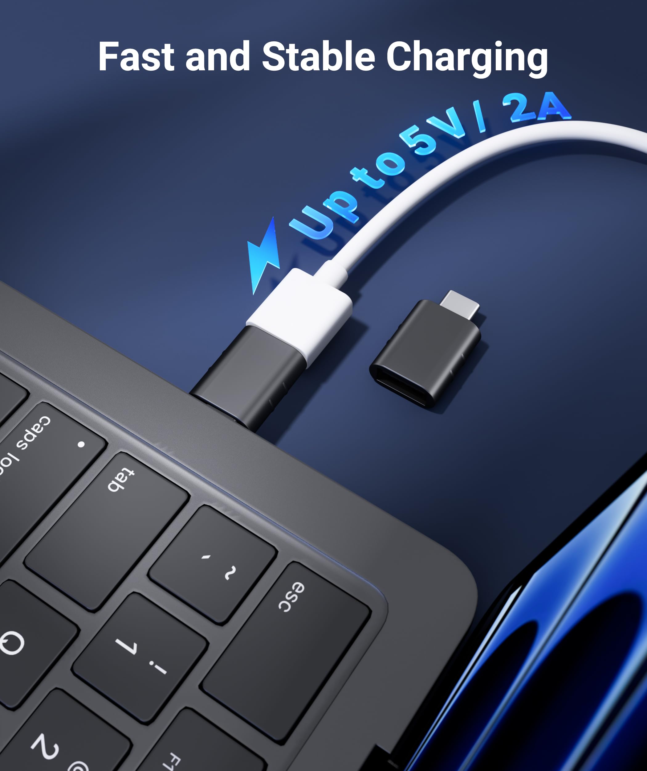Foto 8 pulgar | Adaptador Usb C A Usb Syntech Para Iphone Macbook  Paquete De 2 - Venta Internacional.
