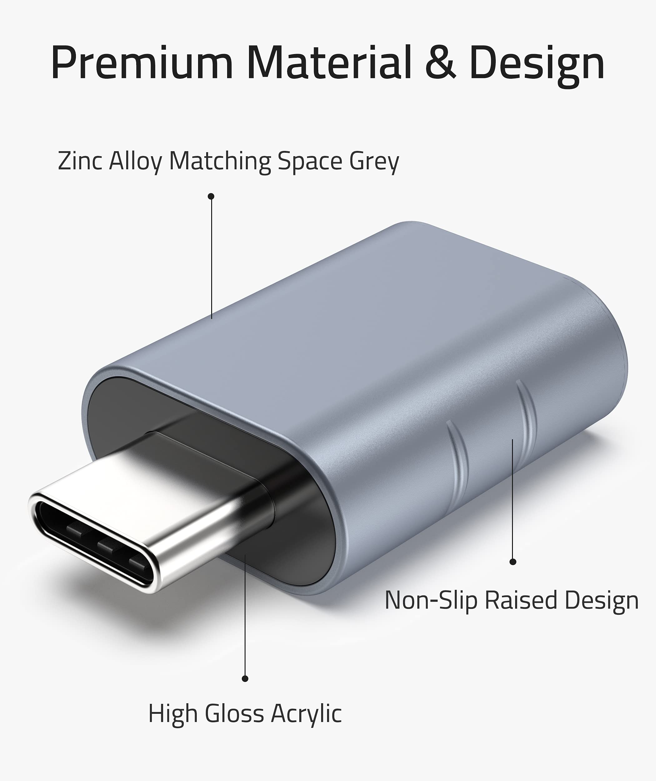 Foto 4 pulgar | Adaptador Usb C Macho A Usb3 Hembra Syntech Para Iphone  Color Azul - Venta Internacional.