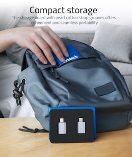 Foto 6 | Adaptador Usb C Macho A Usb3 Hembra Syntech Para Iphone Color Azul - Venta Internacional.
