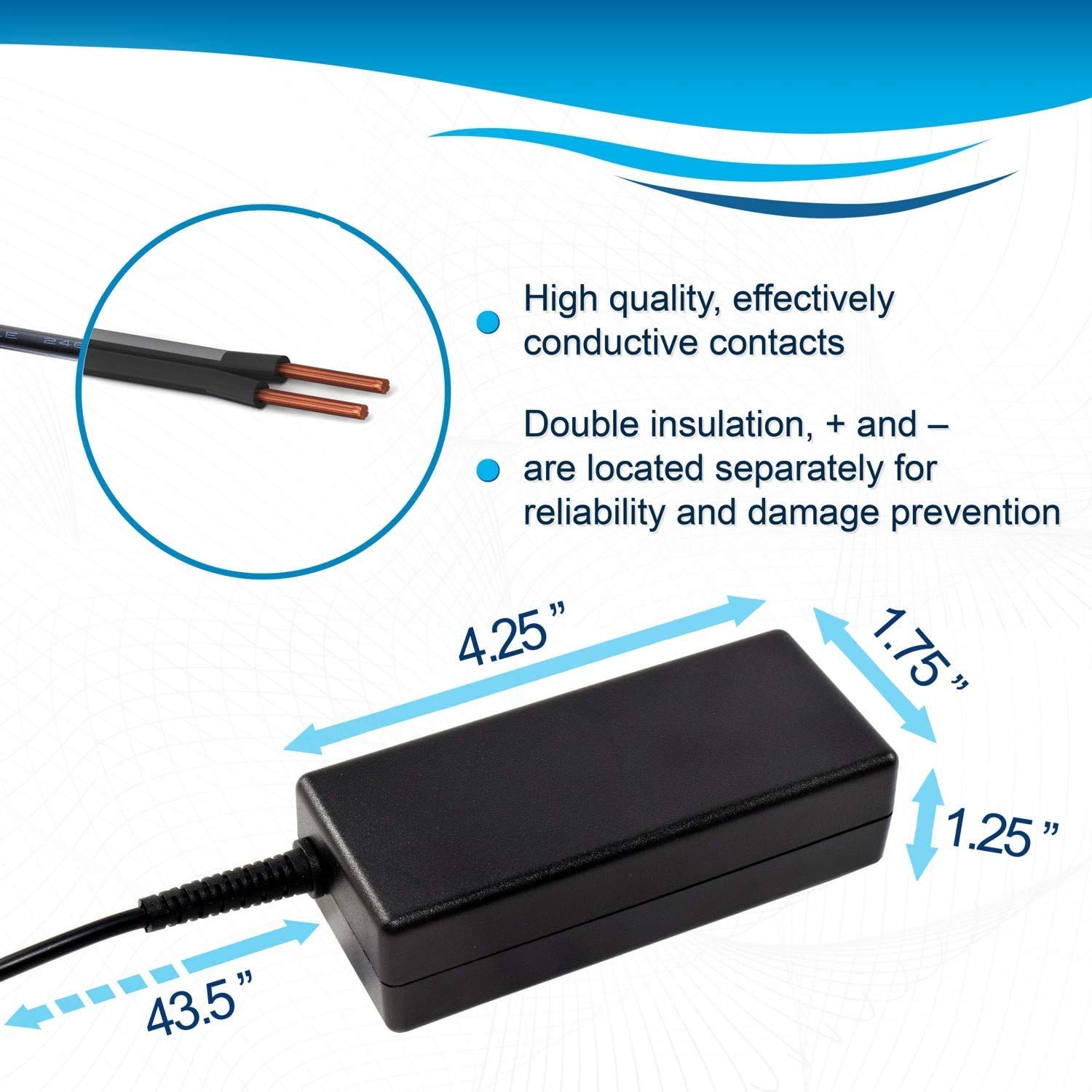 Foto 7 pulgar | Adaptador De Corriente Alterna Compatible Con Hqrp Intel Nuc D34010wyk D54250wyk - Venta Internacional.