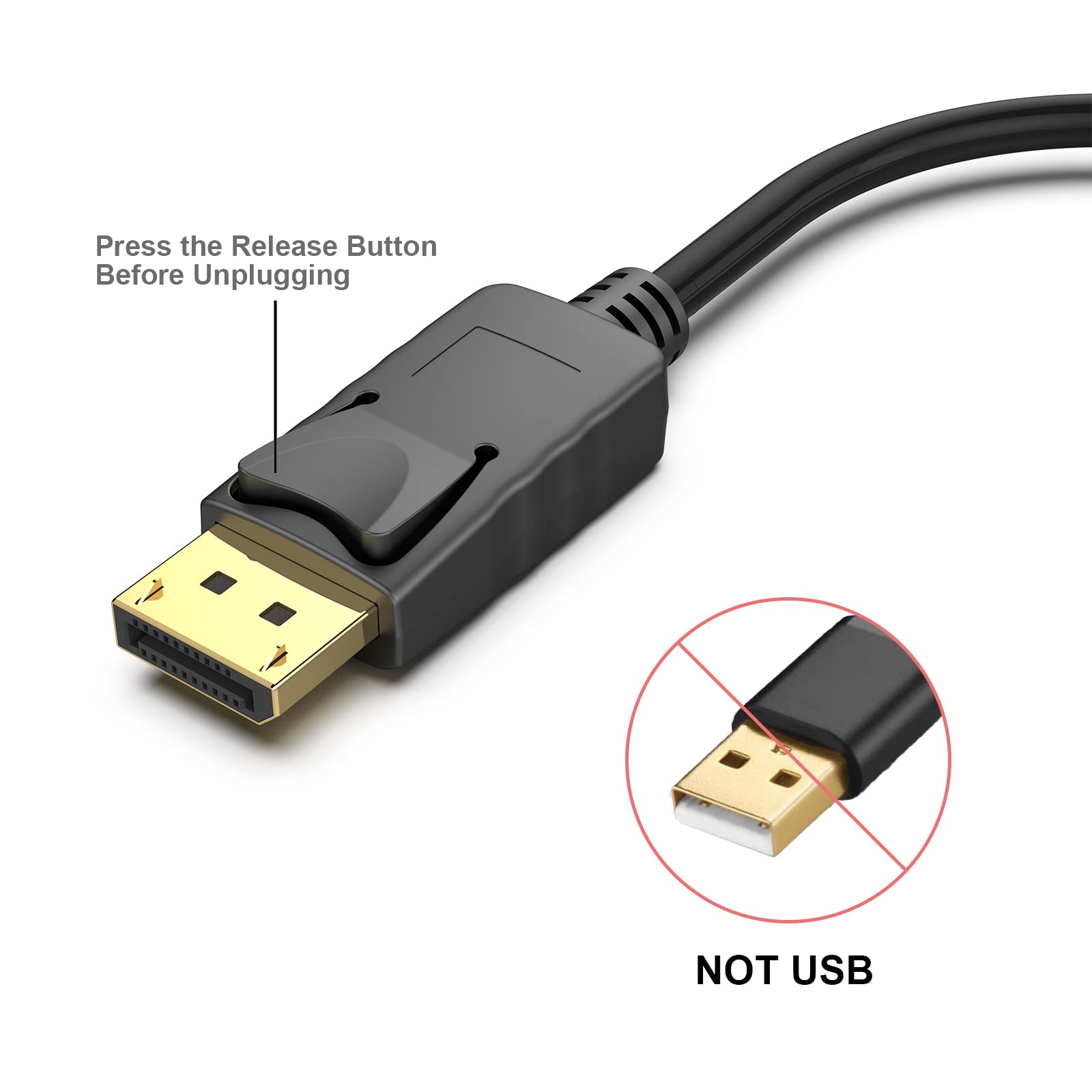 Foto 3 | Adaptador Displayport A Hdmi Benfei 4k  Paquete De 5  Macho A Hembra - Venta Internacional.