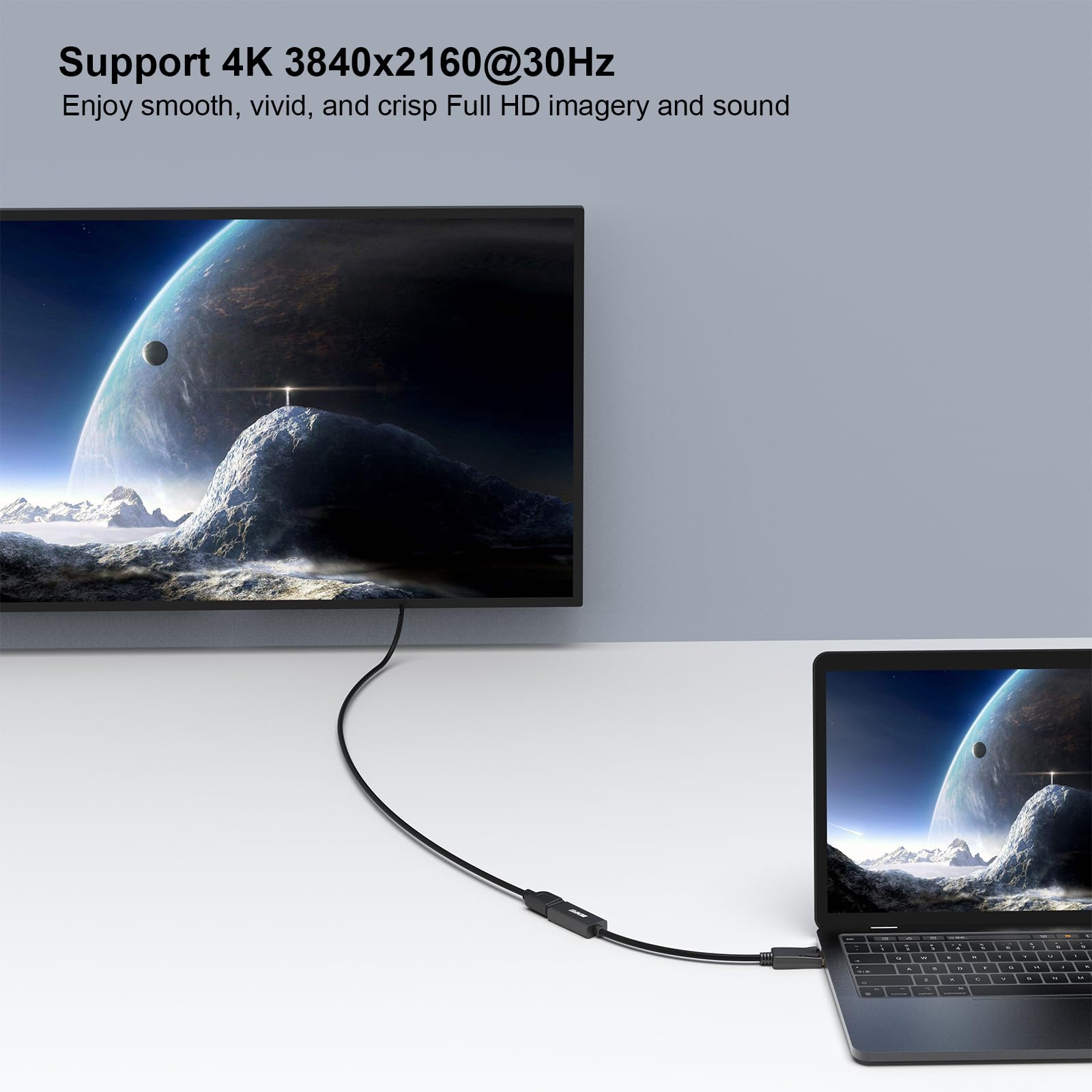 Foto 5 | Adaptador Displayport A Hdmi Benfei 4k  Paquete De 5  Macho A Hembra - Venta Internacional.