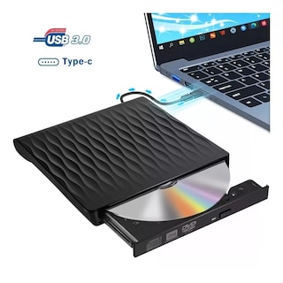 Foto 3 | Grabadora De Dvd, Lector De Cd Externo Usb 3.0+ Tipo C Eo Safe Imports Esi-14399 Negro